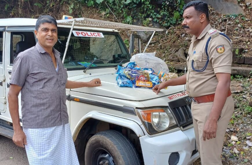 നിരോധിത പുകയില ഉല്‍പ്പന്നങ്ങള്‍ പിടികൂടി