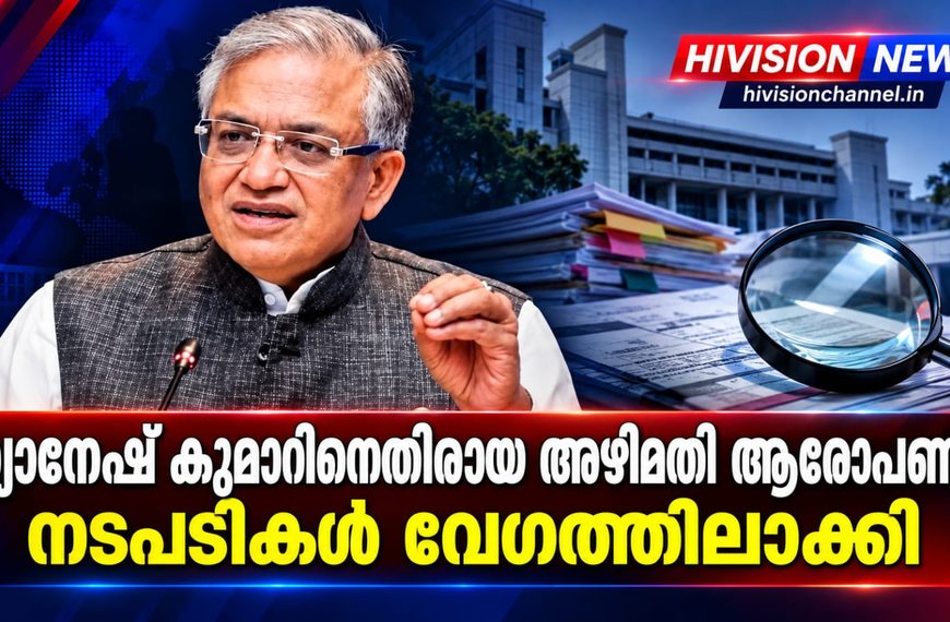 ഗ്യാനേഷ് കുമാറിനെതിരായ അഴിമതി ആരോപണം; അന്വേഷണ നടപടികള് വേഗത്തിലാക്കി ആഭ്യന്തര വകുപ്പ്